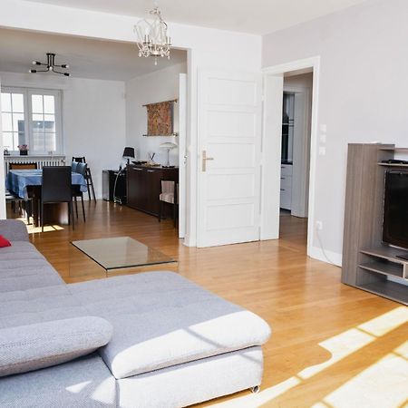 Charmant Appartement Avec Terrasse Dans Villa Straatsburg Buitenkant foto